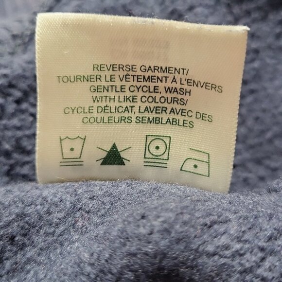 Vintage Roots Men's Sweater Size XL 1/4 Zip Fleece Blue - Picture 8 of 8